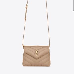 YSL Toy Strap Lou Lou Dark Beige